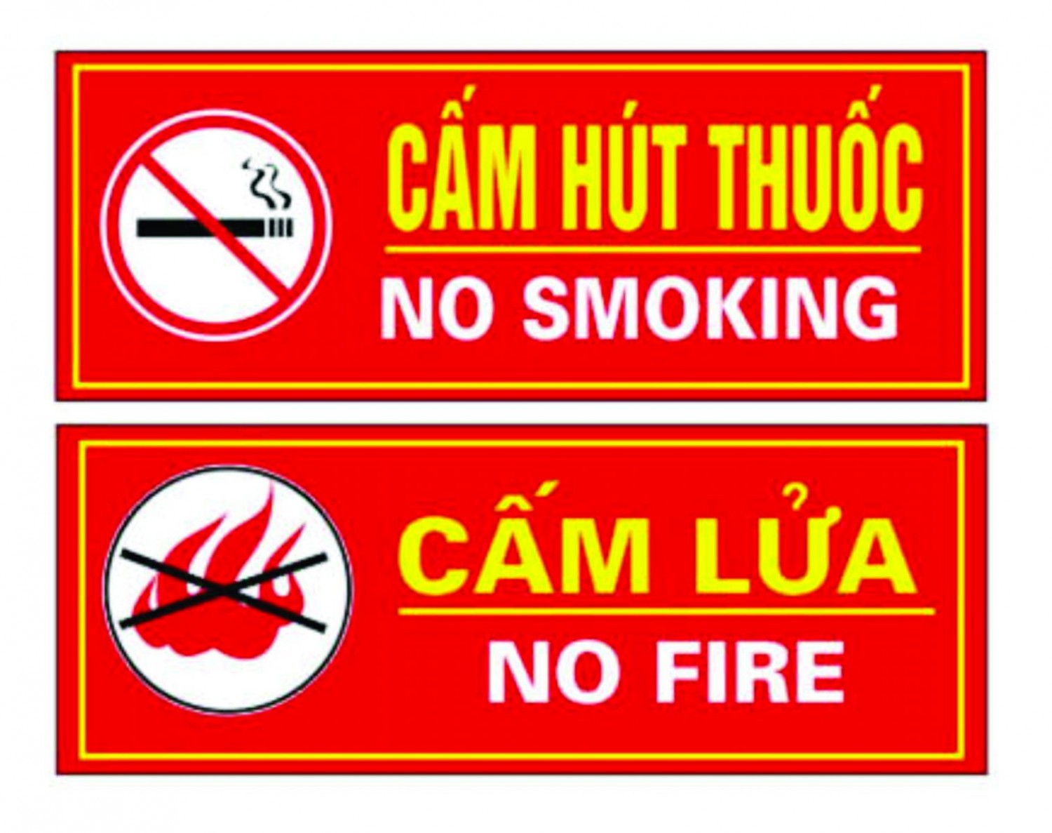 Bảng nội quy, tiêu lệnh PCCC